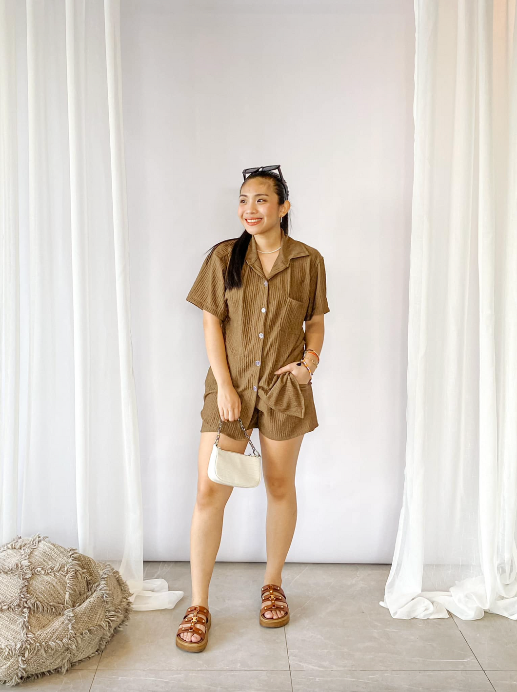 George Set Bark Crepe