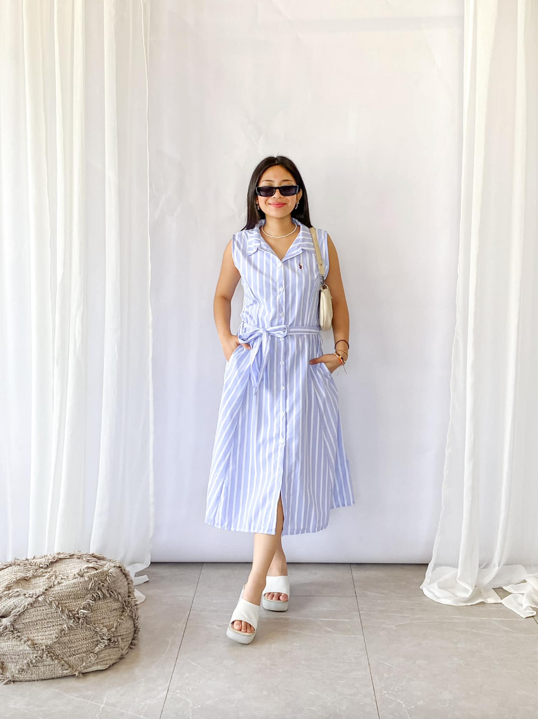 Ralf Dress Sleeveless Stripes