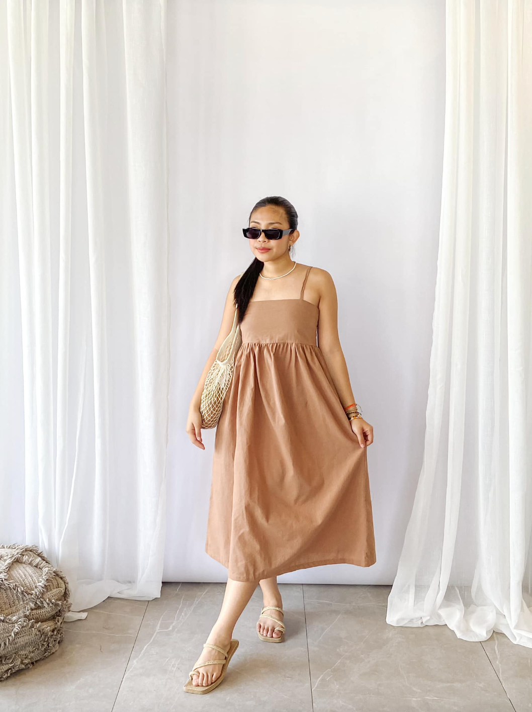 Sweetheart Plain Dress - Regular