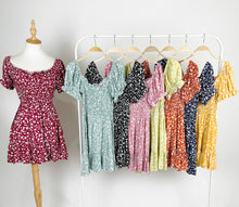 Load image into Gallery viewer, Sabrina Smocked Dress

